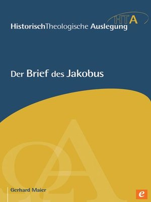 cover image of Der Brief des Jakobus